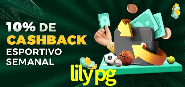 10% de bônus de cashback na lilypg
